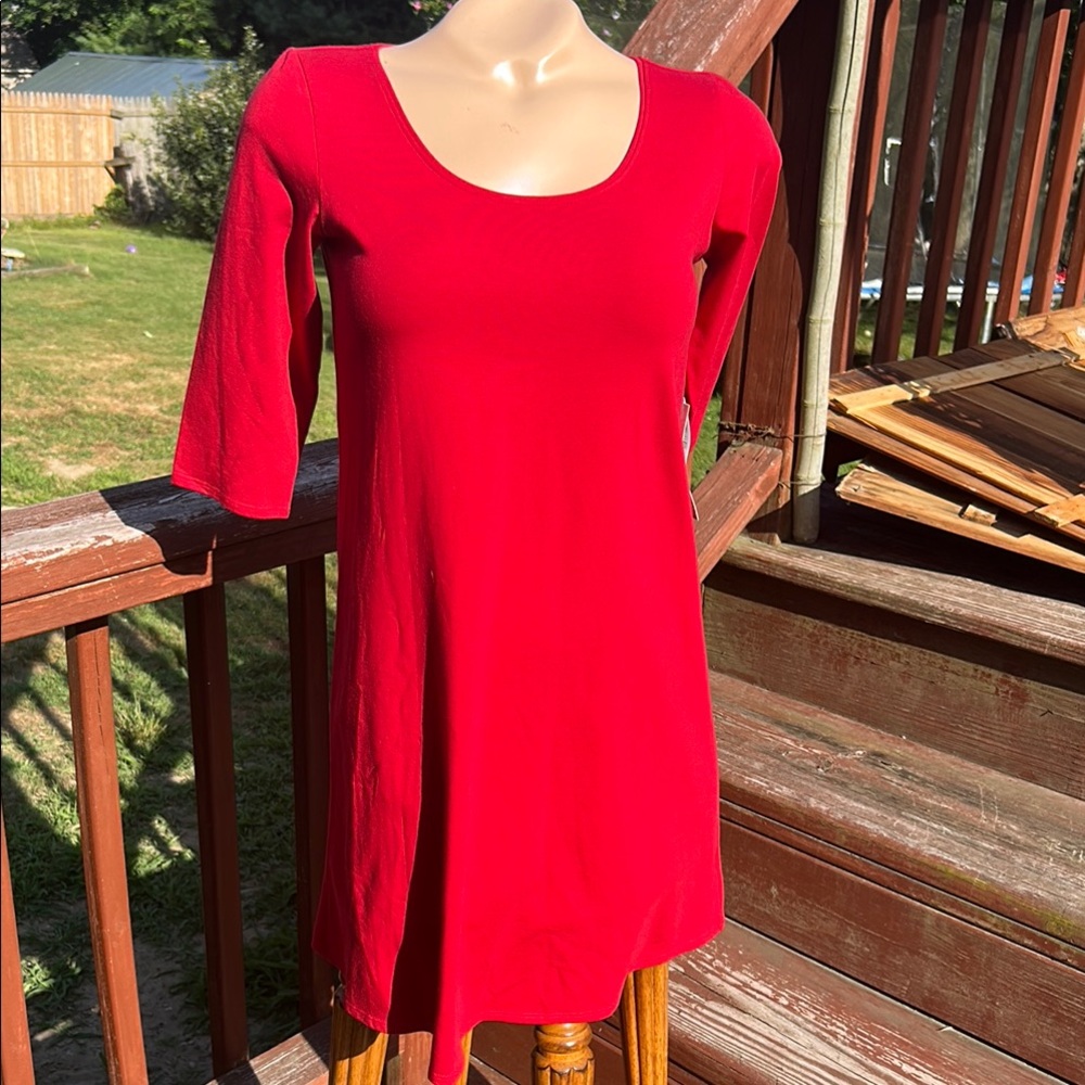 Eileen Fisher Scoopneck Dress Nwt's - Organic Cotton/Lycra/ Casual/ Comfortable
